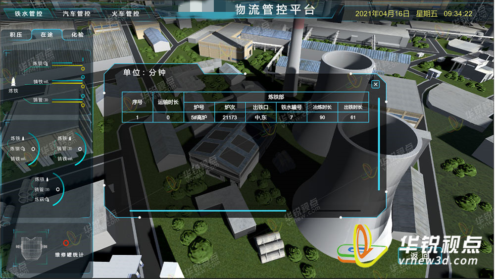 智慧物流3D可视化管控平台