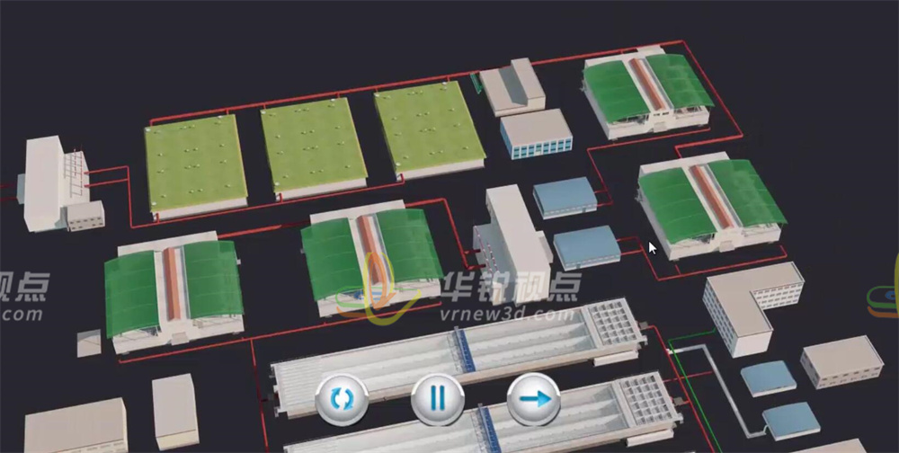 同济污水处理厂VR虚拟现实实训软件