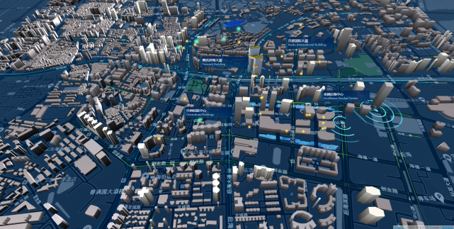 构建3D地图智慧城市真实世界3D电子地图