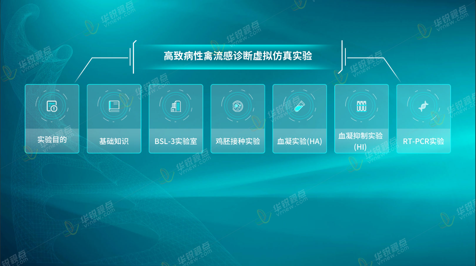 高致病性流感诊断VR虚拟仿真实验