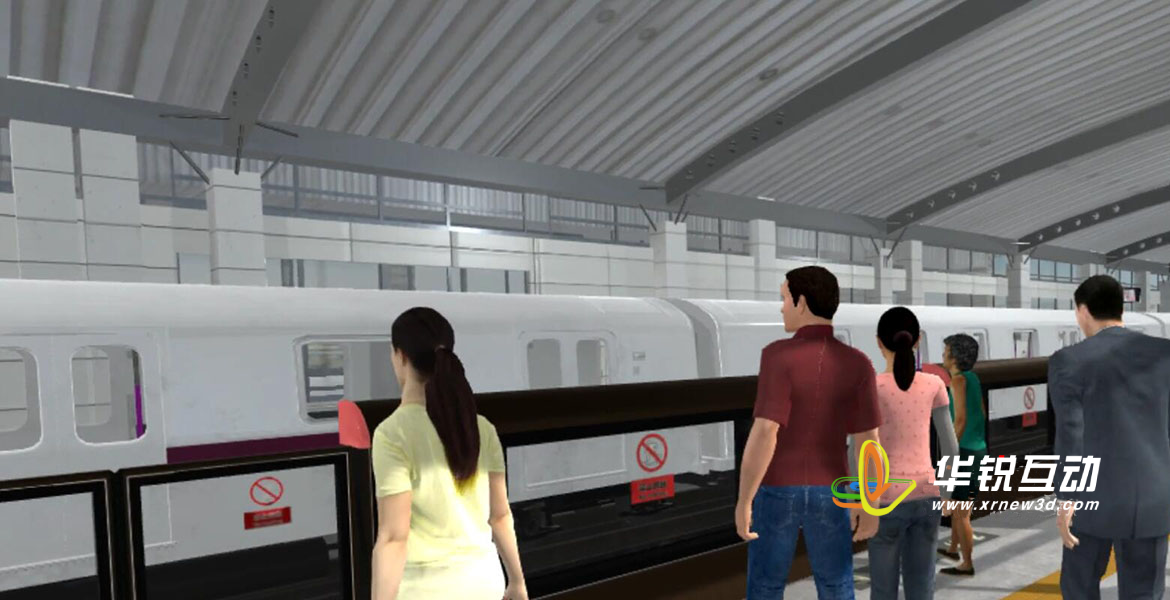 清华大学VR实训实验系统：虚拟地铁站火灾疏散实验平台（下）