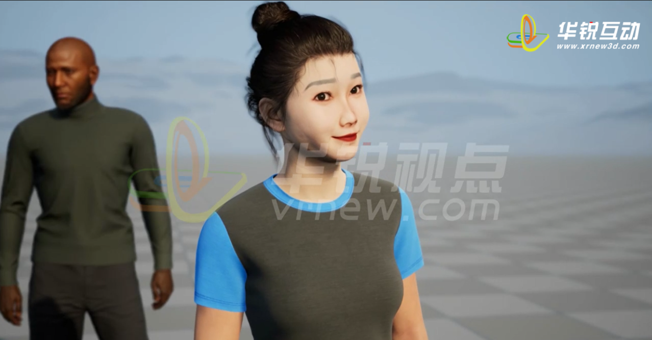 线上VR虚拟人物给参展客户提供了哪些互动化体验？