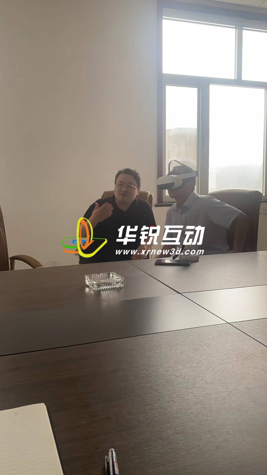 华锐视点受邀拜访某油田公司，开展虚拟现实业务交流与洽谈