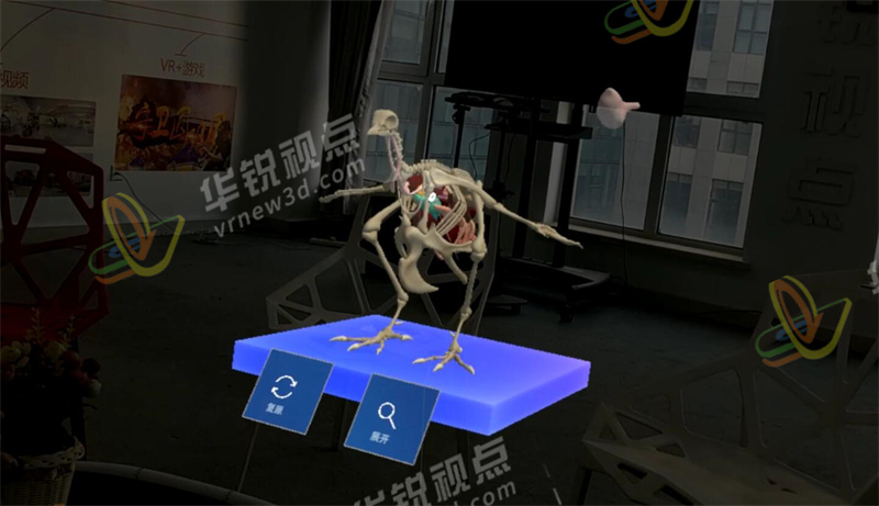 病禽解剖ar互动体验教学软件