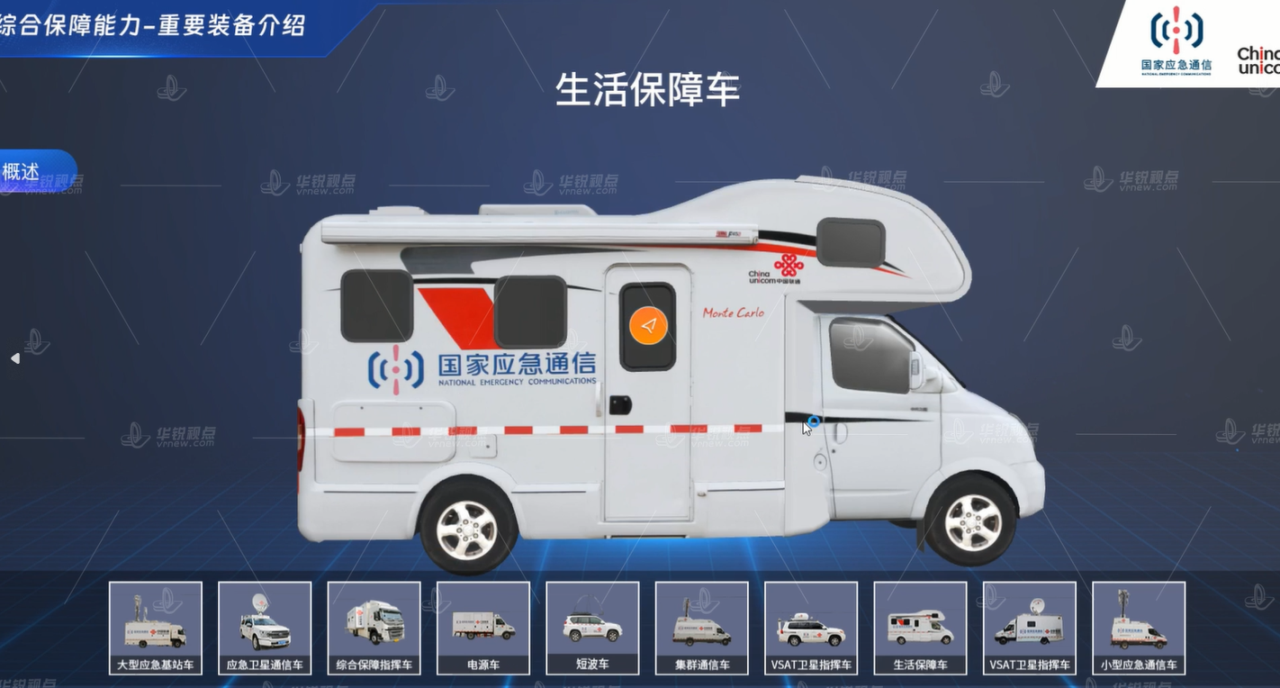 应急通讯车3D虚拟展示有哪些用途？