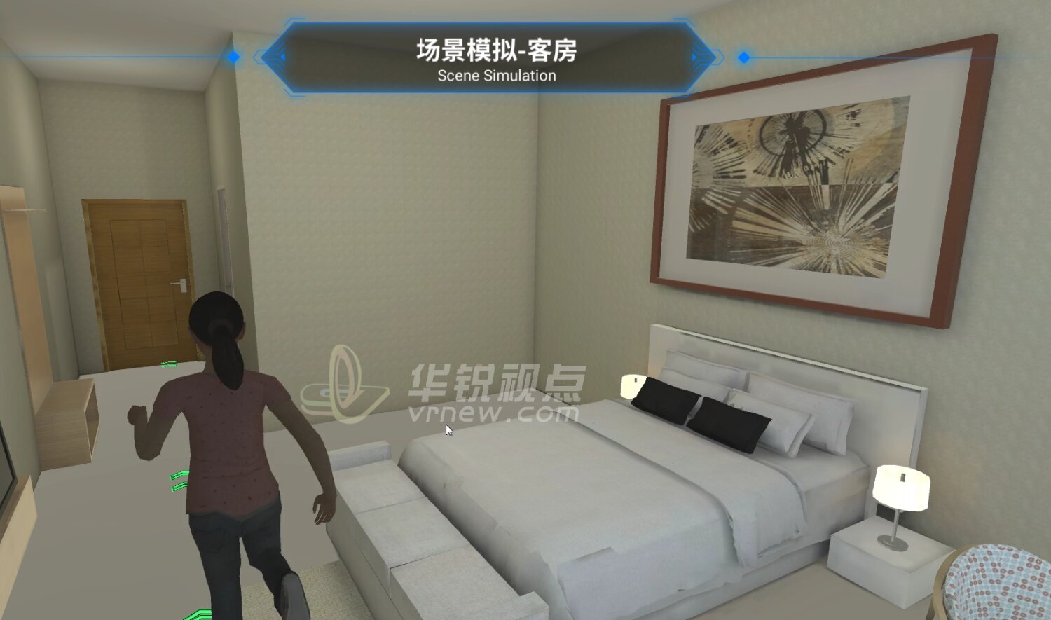 VR高层酒店建筑虚拟仿真实验