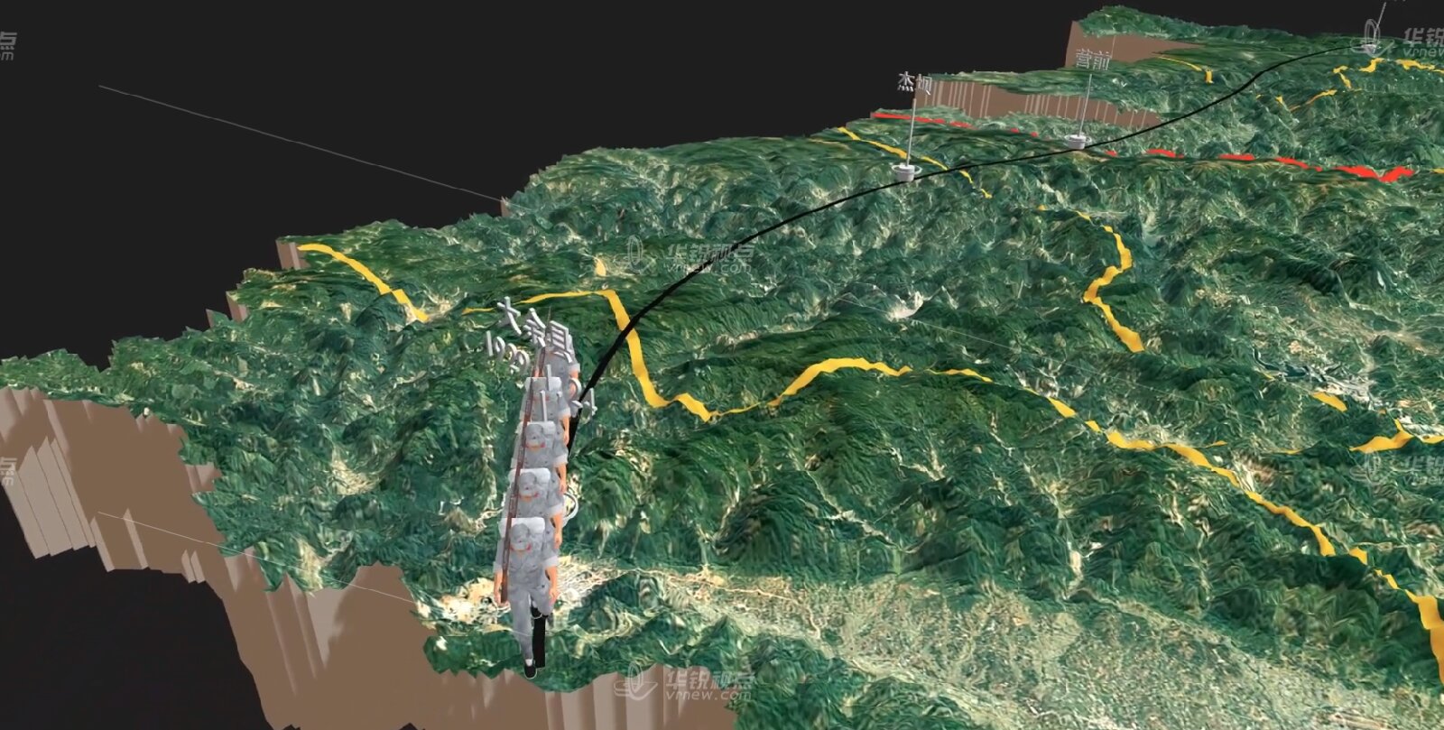 3D赣区红军路线