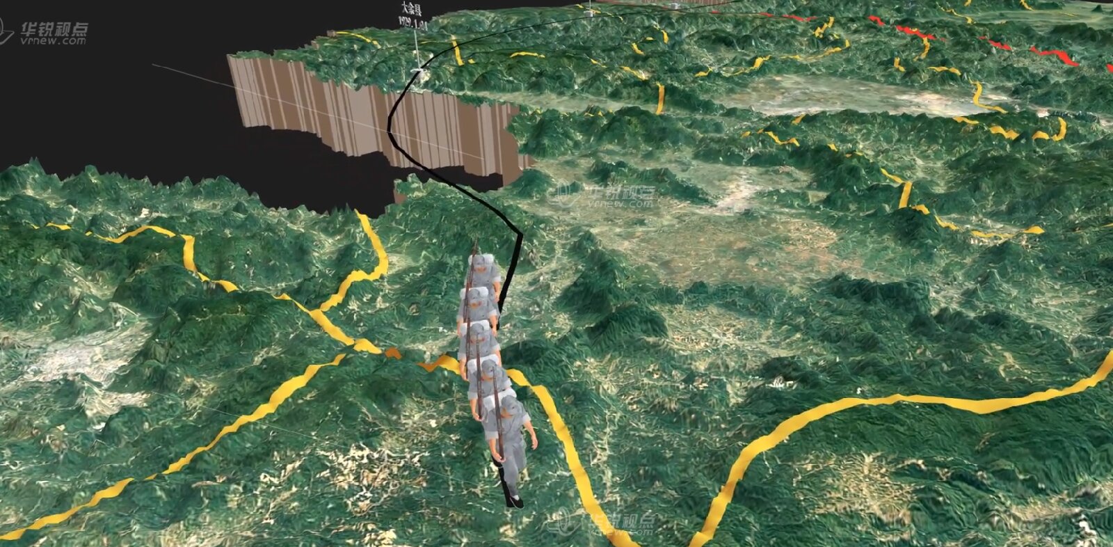 3D赣区红军路线